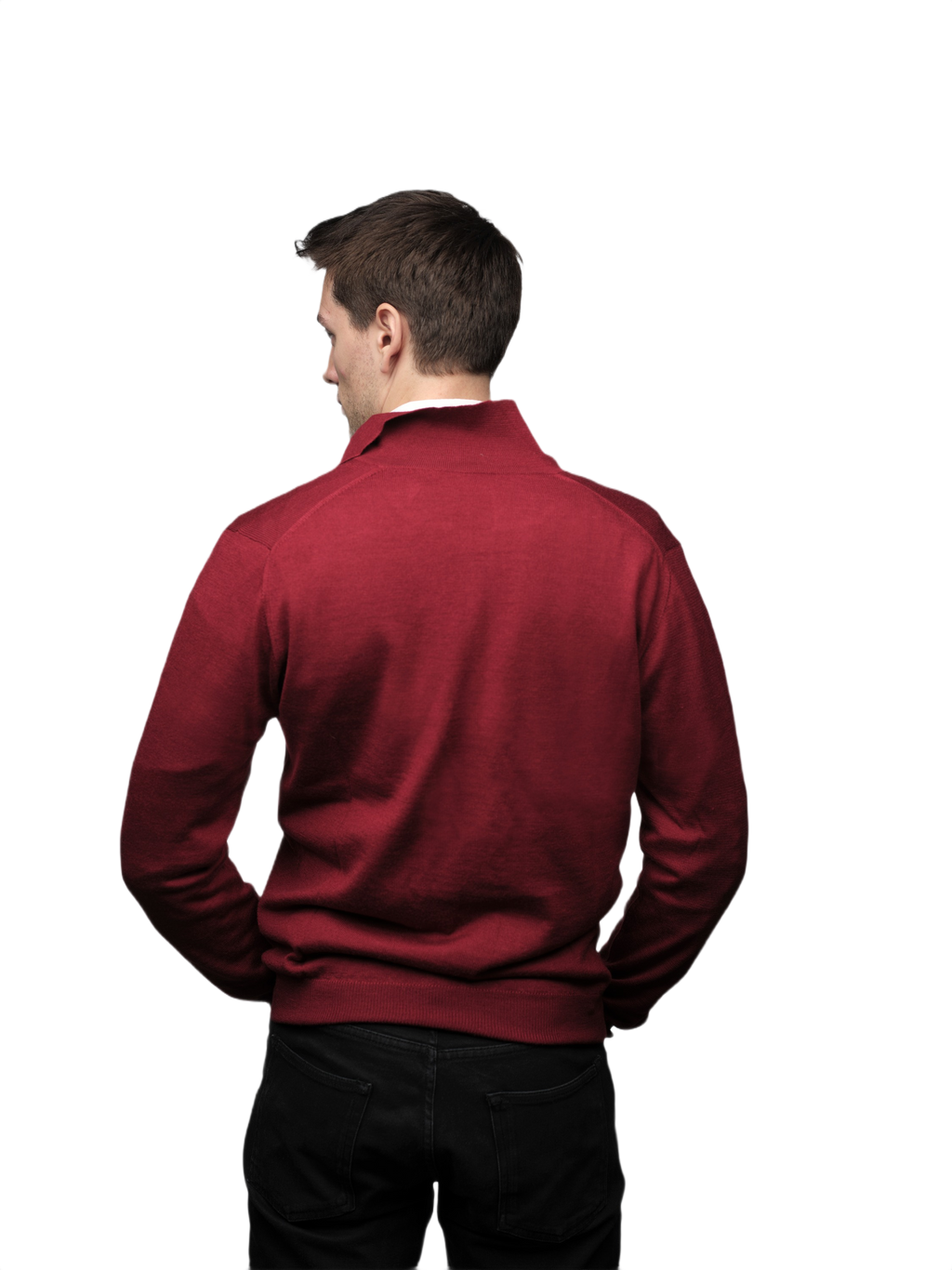 Giacca Uomo Misto Cashmere, Seta, Lana Merino Extrafine chiusura Zip