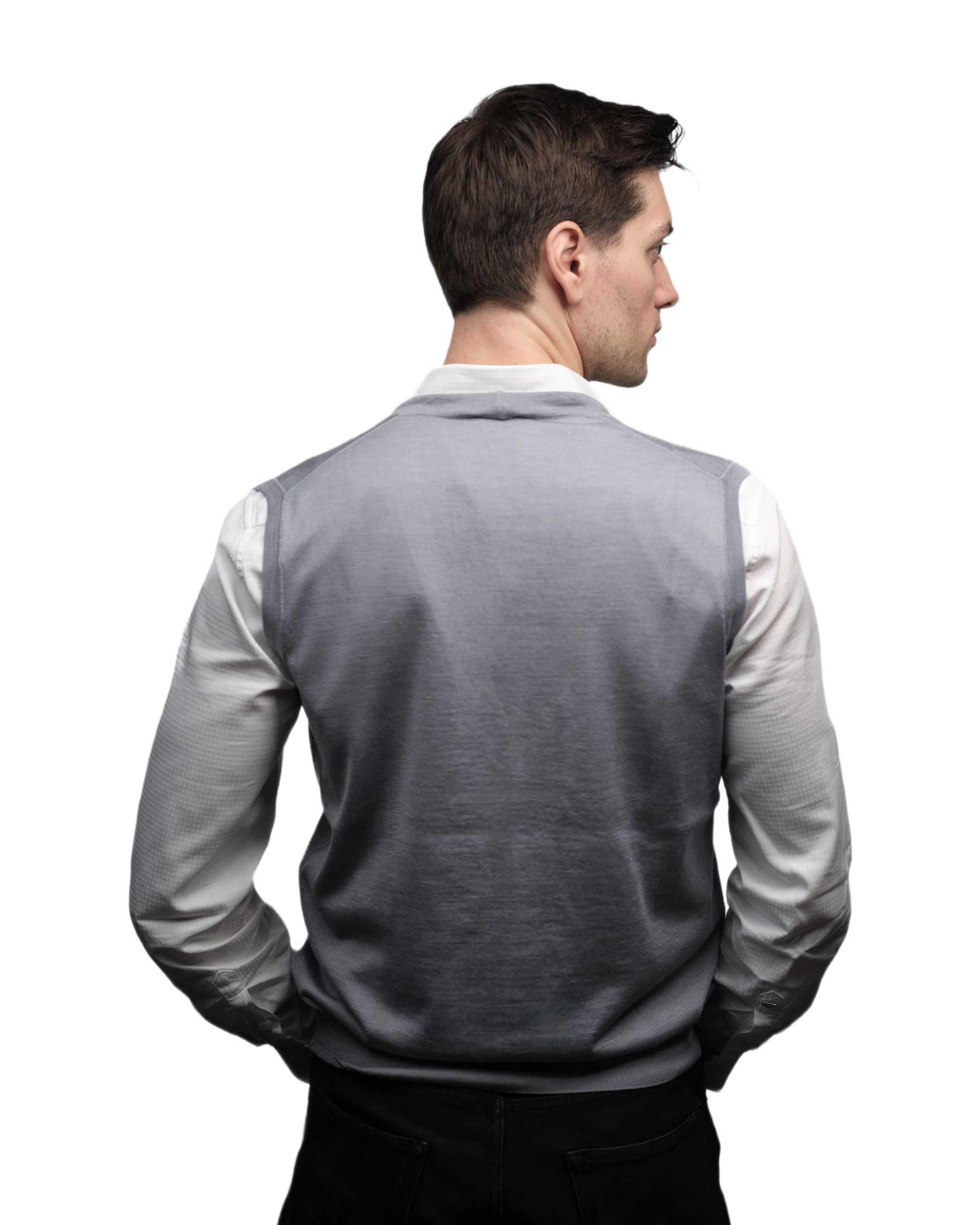 Gilet Uomo Misto Cashmere e Seta