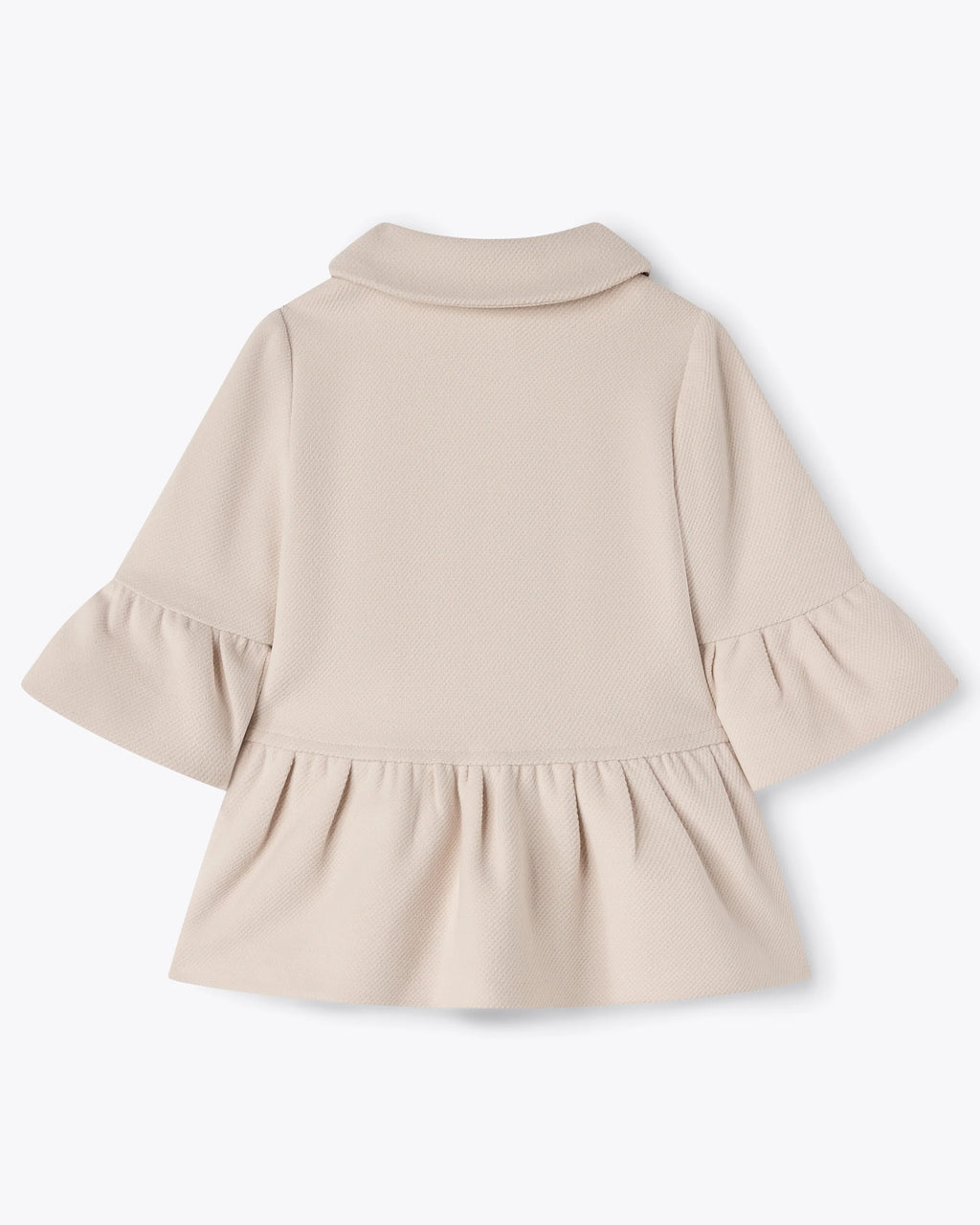 Cappotto avorio monopetto