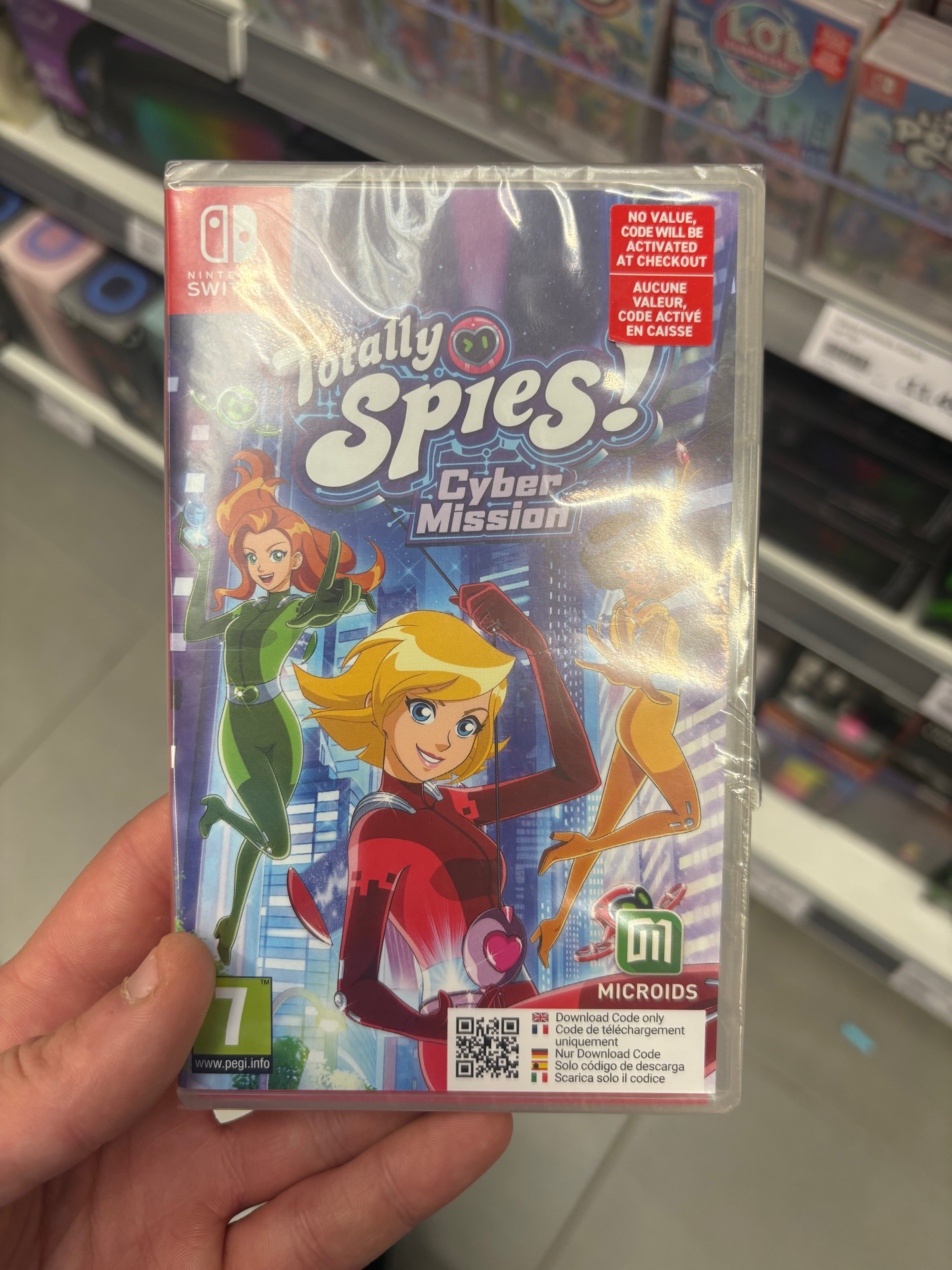 : Totally Spies! Cyber Mission per Nintendo Switch, codice download in confezione