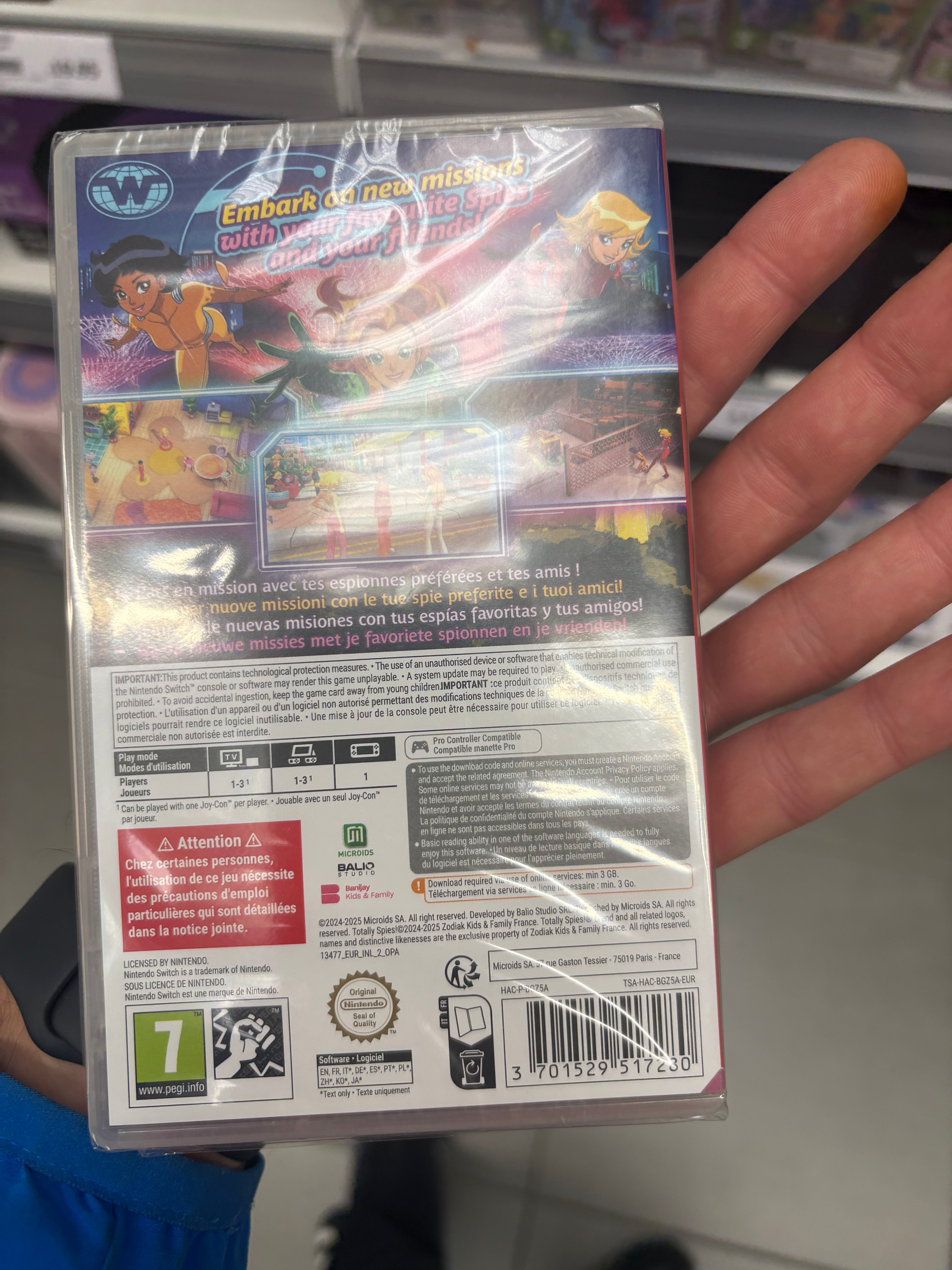 : Totally Spies! Cyber Mission per Nintendo Switch, codice download in confezione