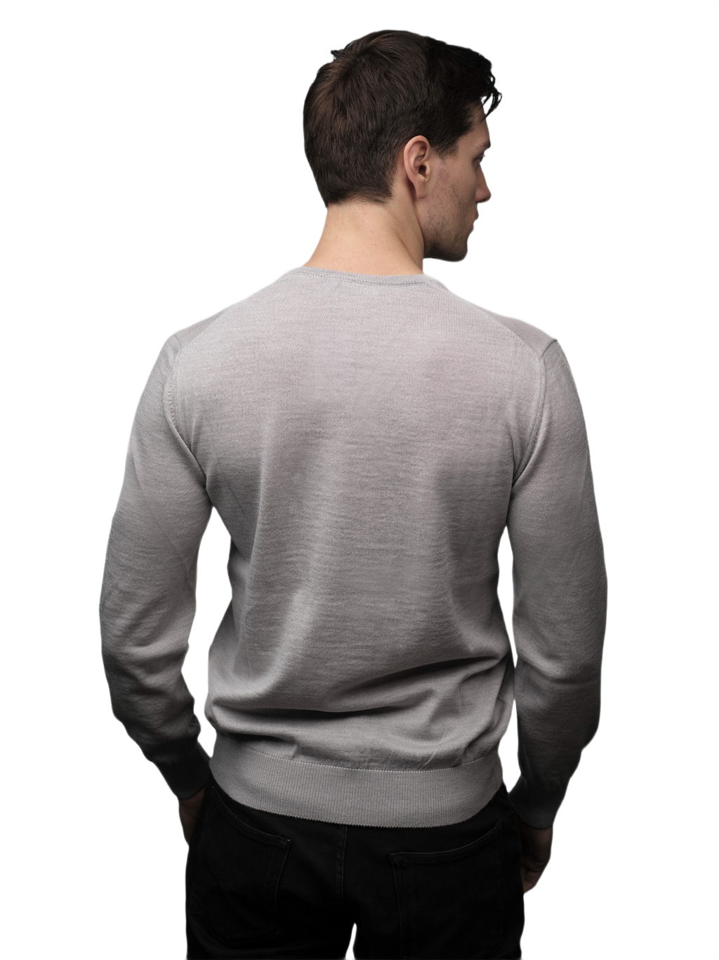 Maglia Uomo Scollo V Lana Merino Extrafine