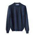 Maglia Uomo in misto Cashmere, Seta e Lana Merino Extrafine Girocollo