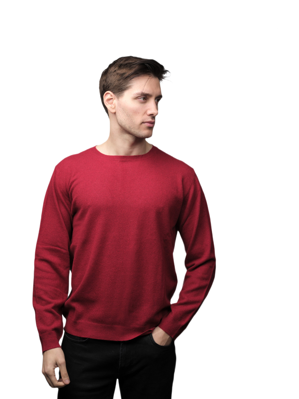 Maglia Uomo Calata in Cashmere Rigenerato Girocollo
