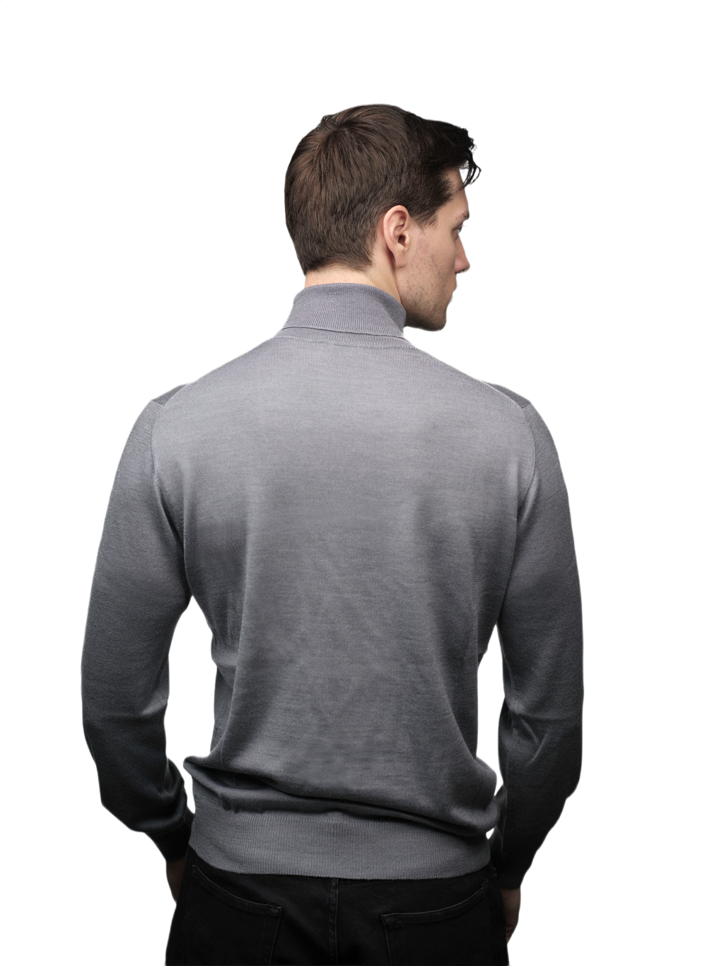 Maglia Uomo Dolcevita Cashmere Uomo, Seta e Lana Merino