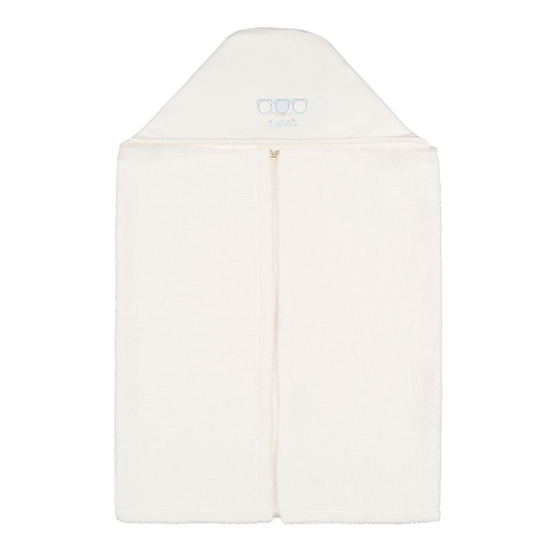 Accappatoio organico azzurro