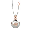 Pendente in Ag 925 Con Bola in Metallo - Cuore