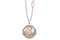 Pendente Arg 925 con ciondolo a boule e stelle