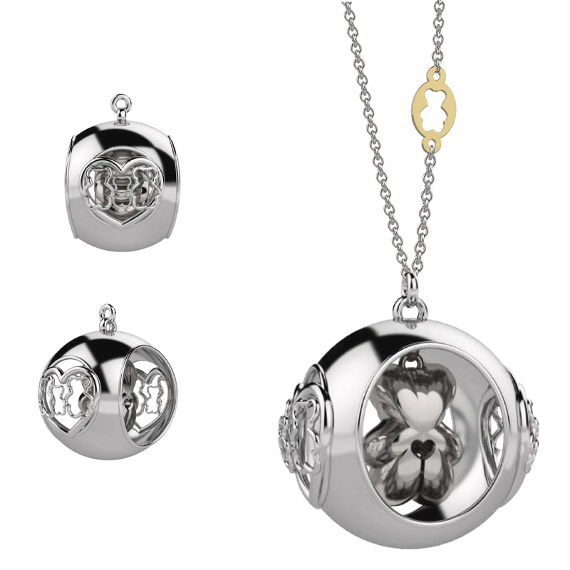 Chiama Angeli Family con Orsetto argento