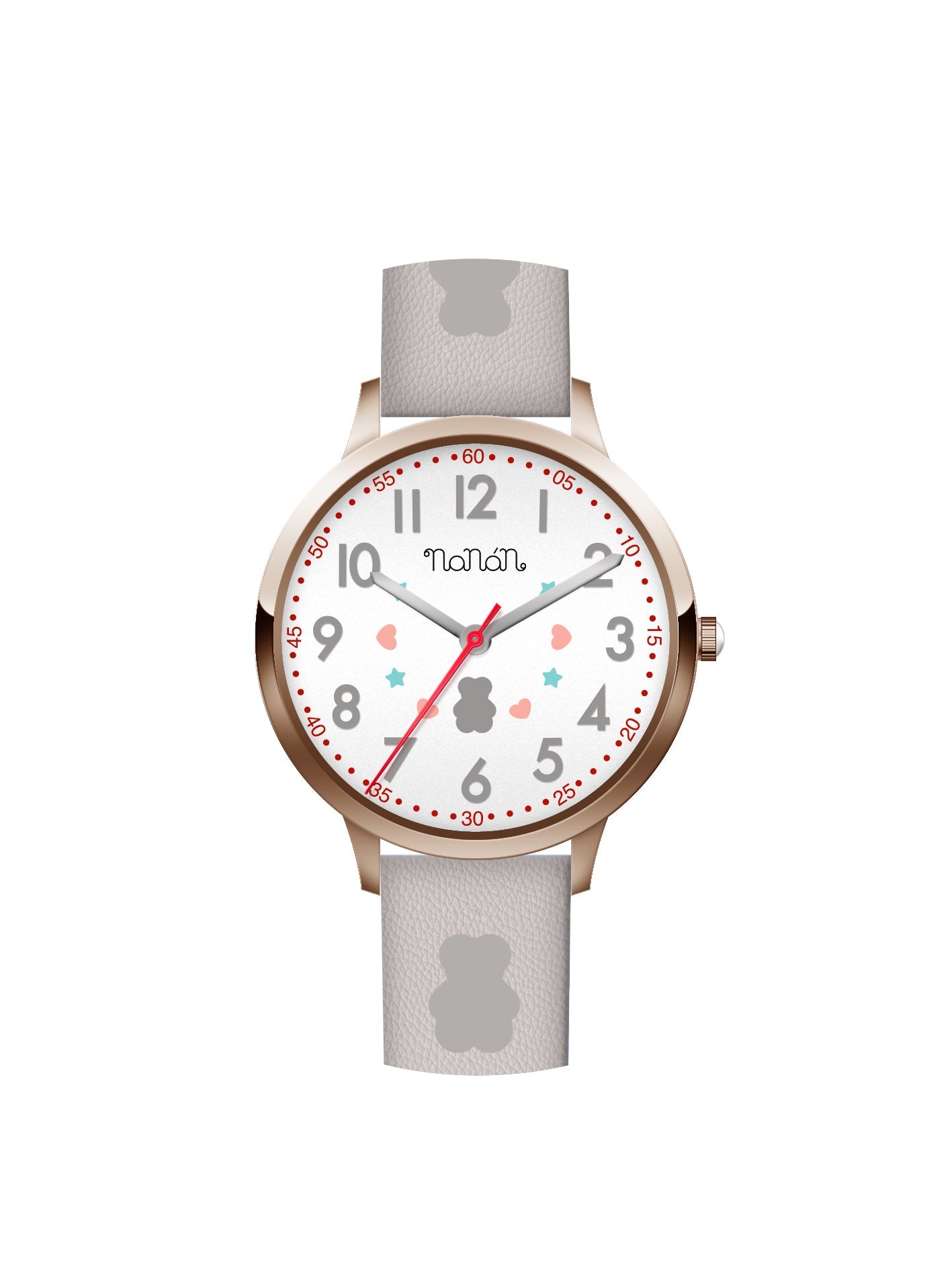 Orologio bambino bianco - gold rose