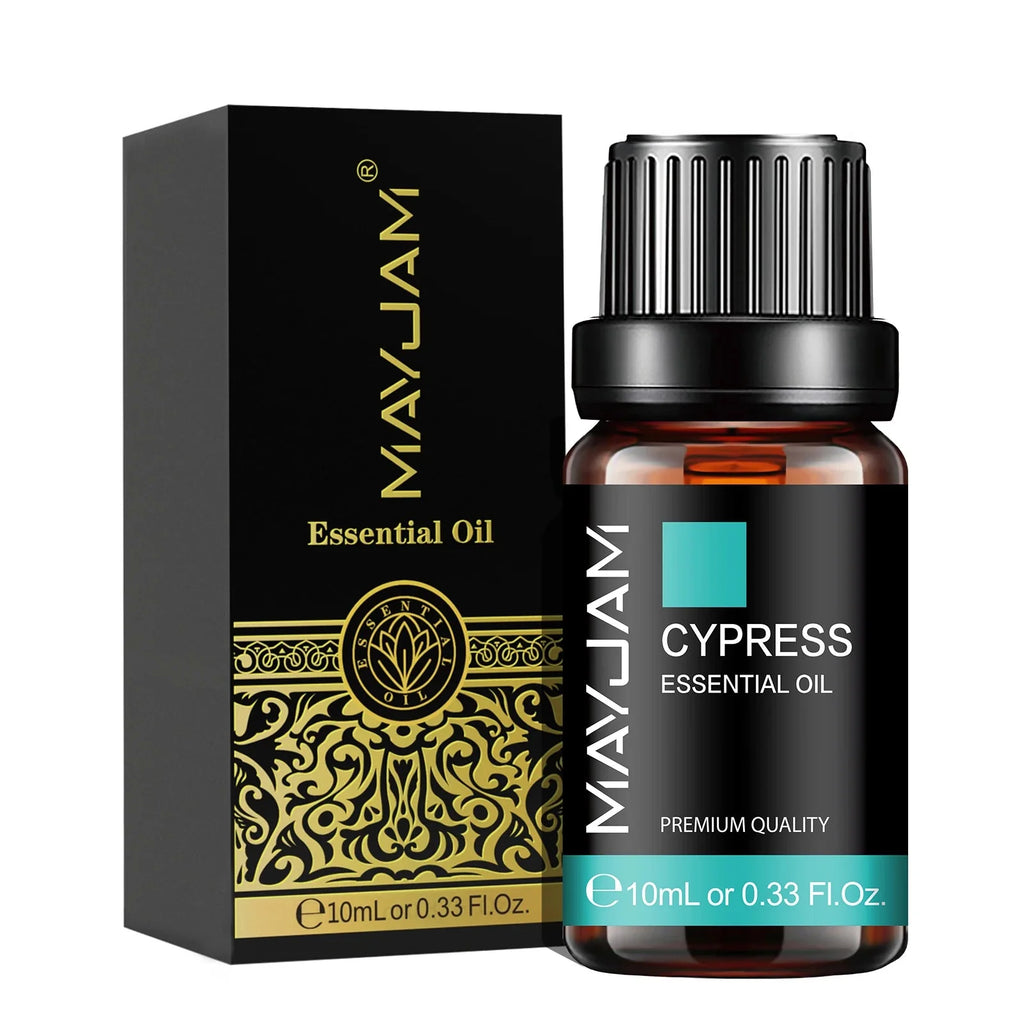 MAYJAM 10ML Lavender Lemongrass Jasmine Vanilla Eucalyptus Rose Lemon Essential Oil For Humidifier Diffuser Candle Making
