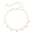 Sexy Double Thin Chain Women's Waist Chain Charming Butterfly Stainless Steel Belly Chain Summer Beach Bikini Body Jewelry