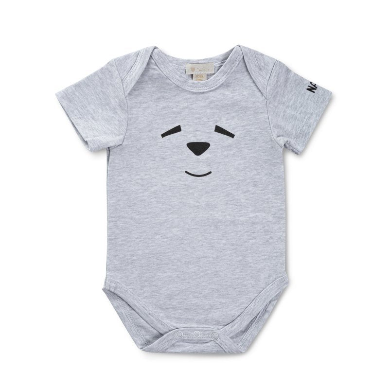 Body Grigio con Sorriso