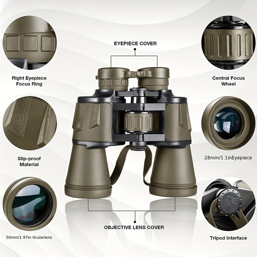 NNETM Binoculars with Smartphone Adapter for Bird Watching & Travel