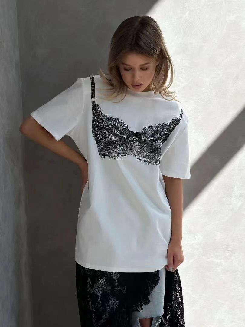 Women's Pure Cotton Short-sleeve T-shirt Top