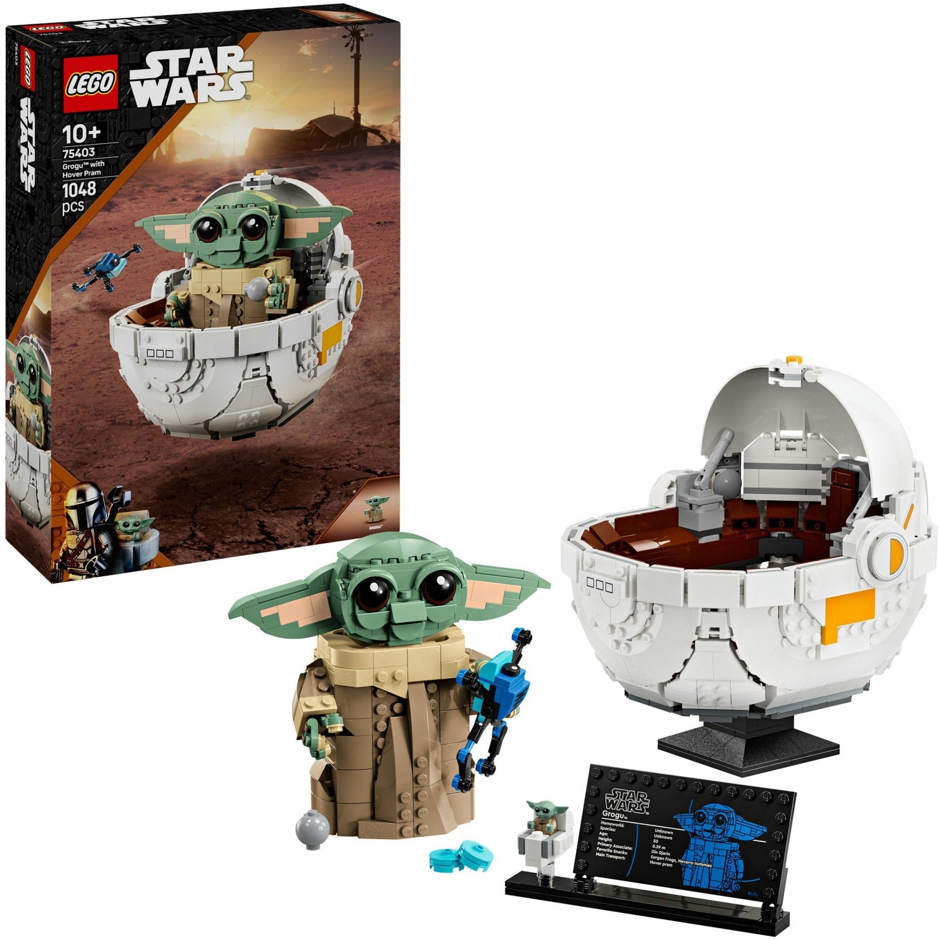 Lego Star Wars: The Mandalorian™ Grogu™ with Hover Pram 75403