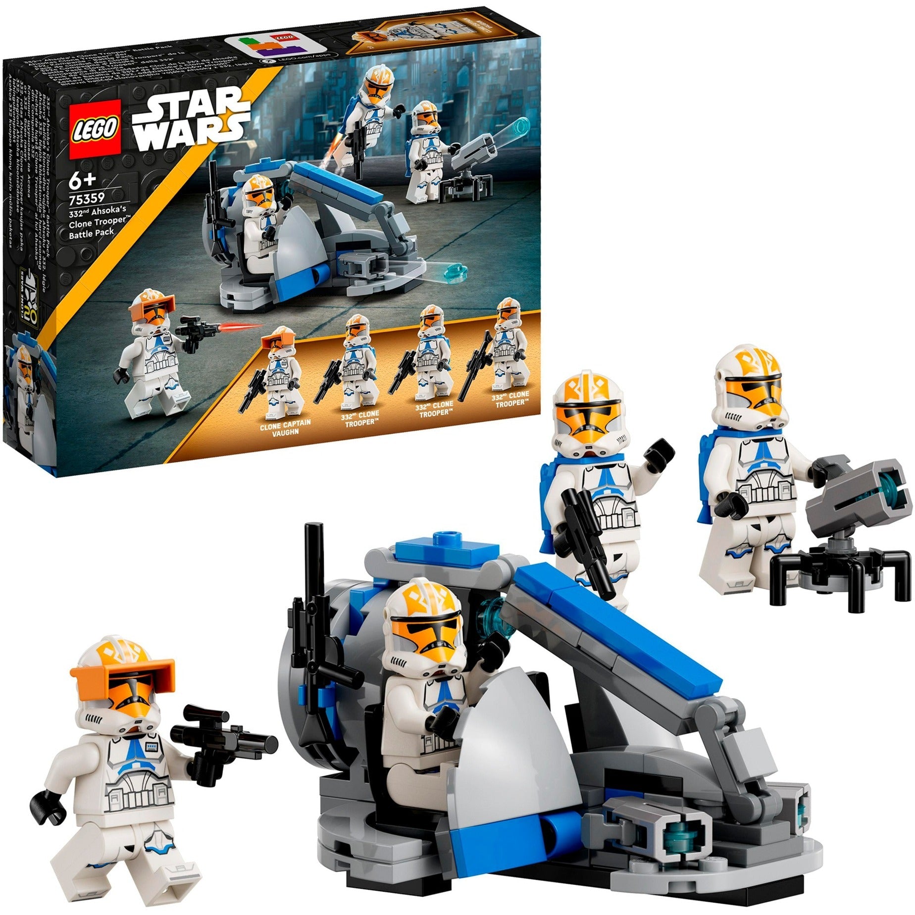 Lego Star Wars - 332nd Ahsoka's Clone Trooper Battle Pack Construction Toy (75359)