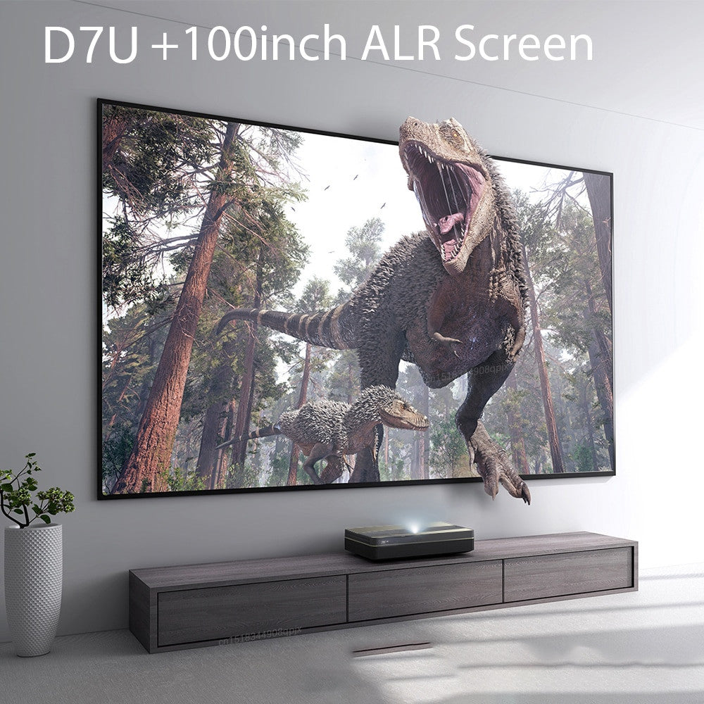 Proiettore laser OMMC 4K UHD per home cinema, 2500 lumen ANSI
