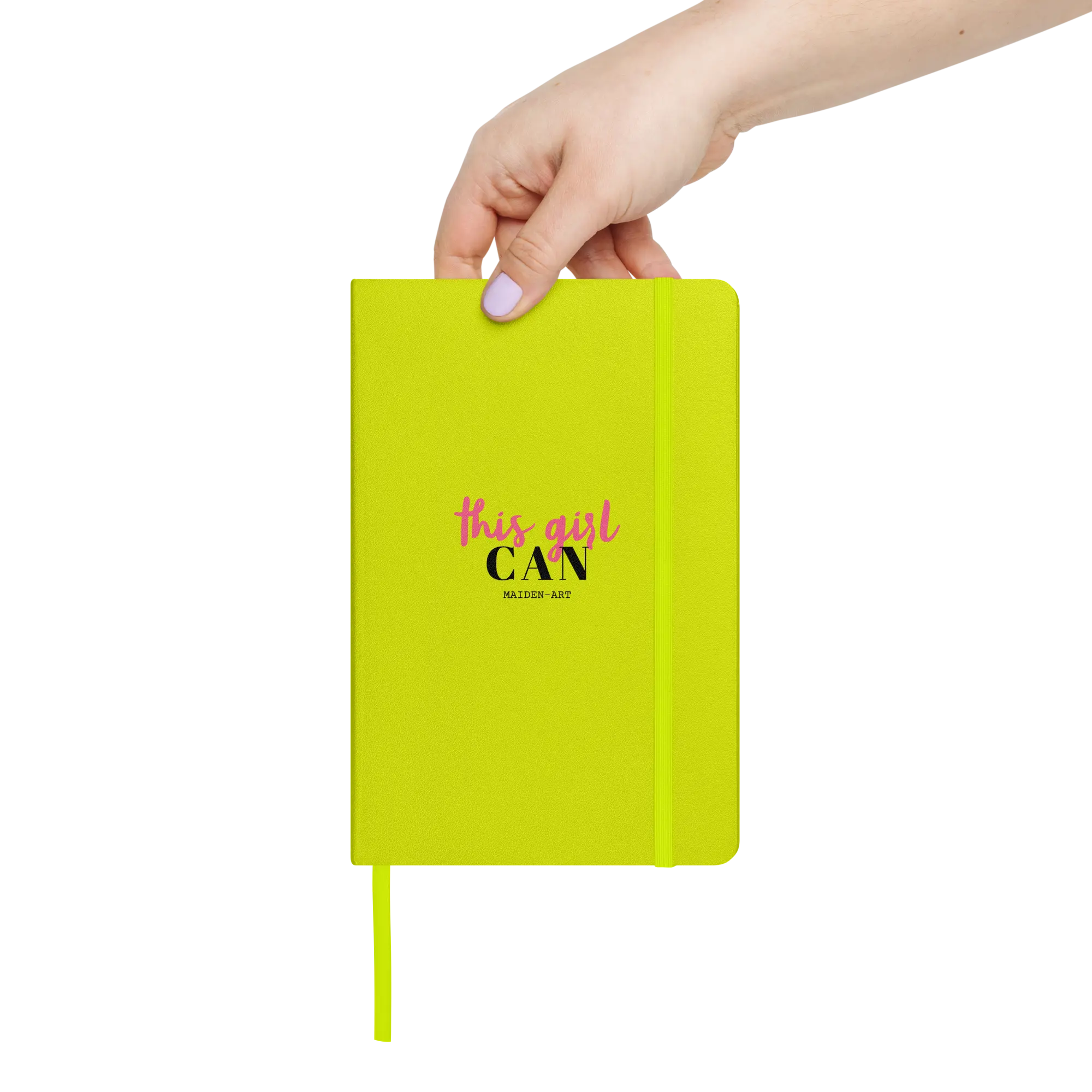 This Girl Can Hardcover bound notebook - JournalBook - stationery