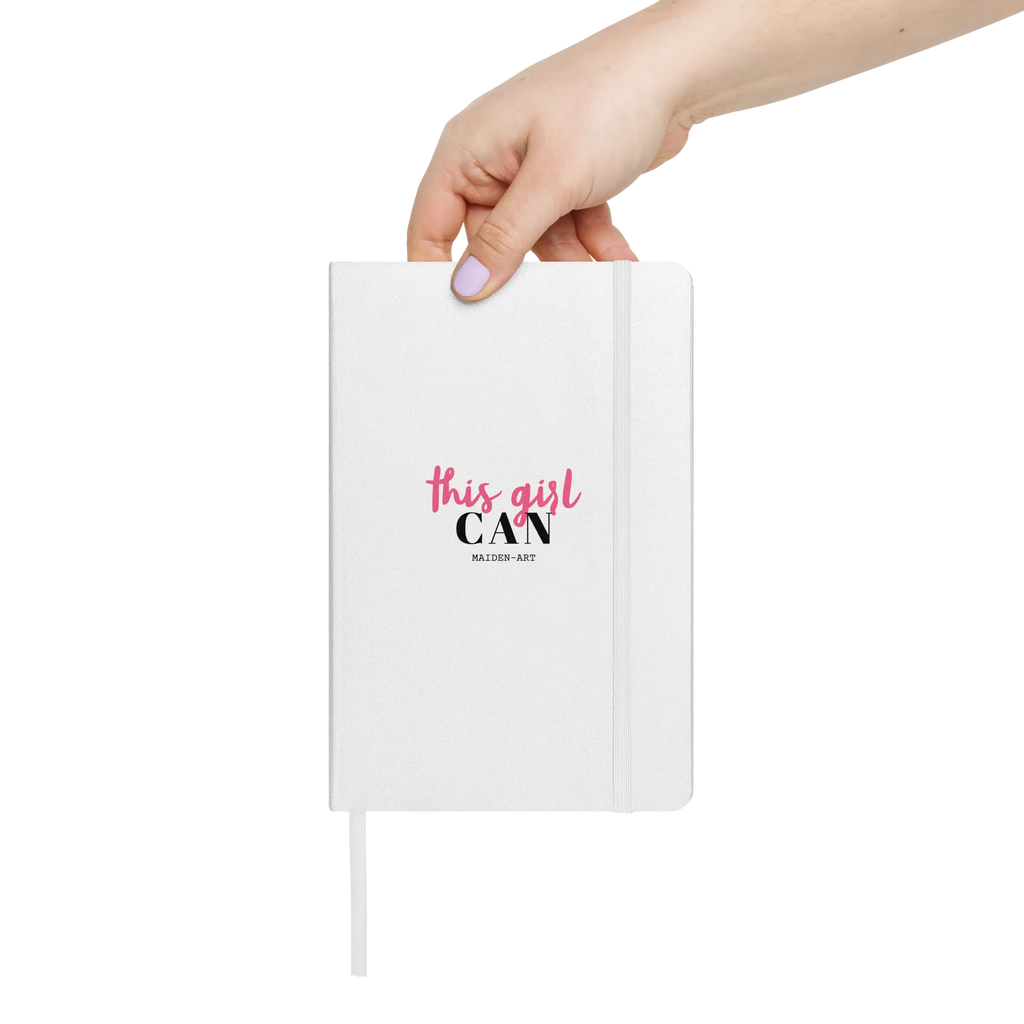 This Girl Can Hardcover bound notebook - JournalBook - stationery