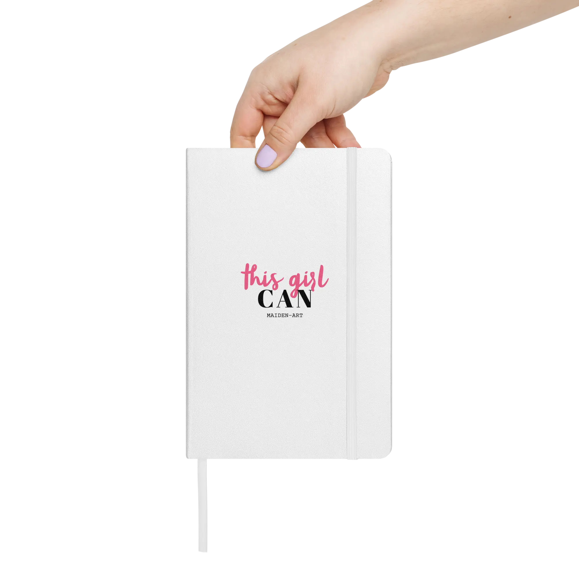 This Girl Can Hardcover bound notebook - JournalBook - stationery