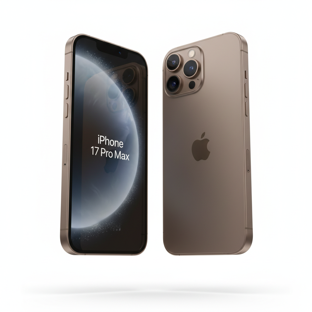 Apple iPhone 17 Pro Max - vista frontale e posteriore