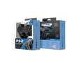 Controlador de jogos com fio USB Techancy PS2, TX1702, com joystick duplo com feedback vibratório, preto