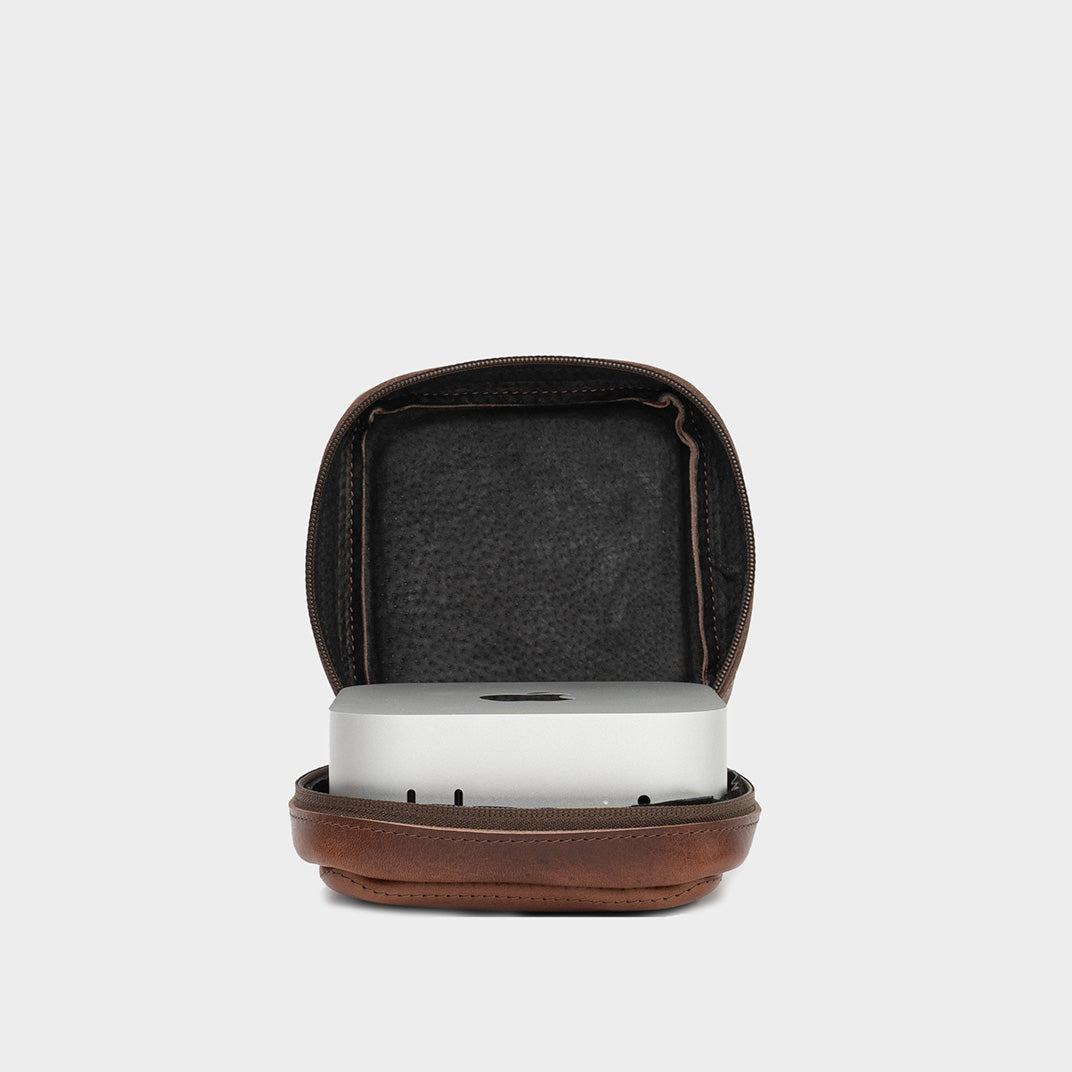 Full-Grain Travel Case for Mac Mini