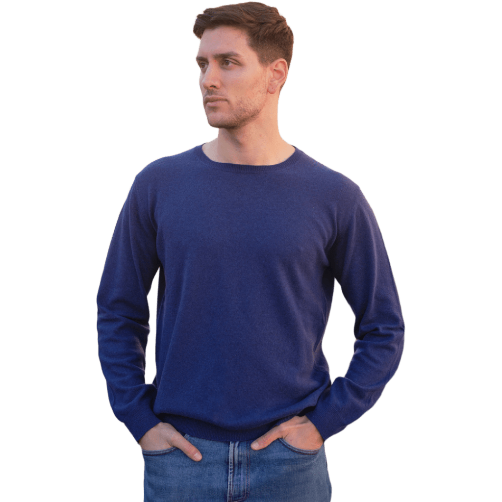 Maglia Uomo Calata in Cashmere Rigenerato Girocollo
