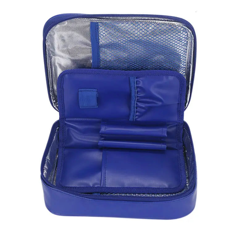 Insulin Cooler Box Portable Travel Case With Ice Bag